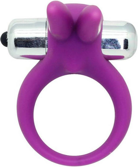Toyz4lovers Timeless Stretchy Ring Δονούμενο Δαχτυλίδι Πέους Purple
