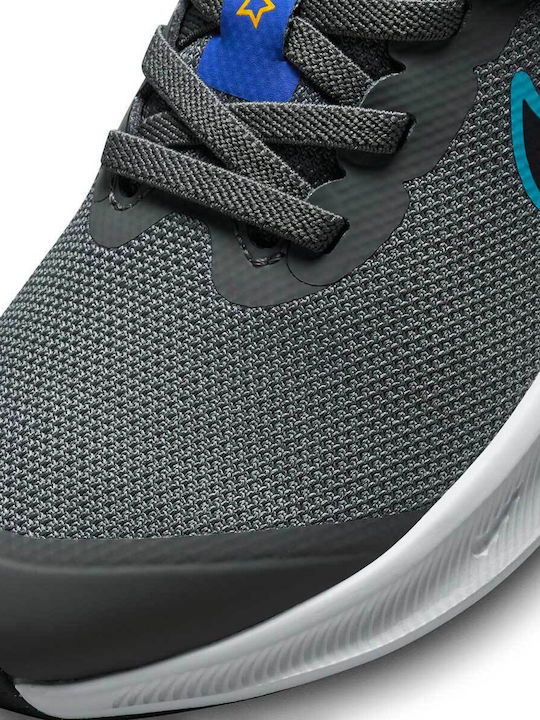 Star Runner Star Runner 3 Kids Sports Shoes Running with Hoop & Loop Closure Iron Grey / Black