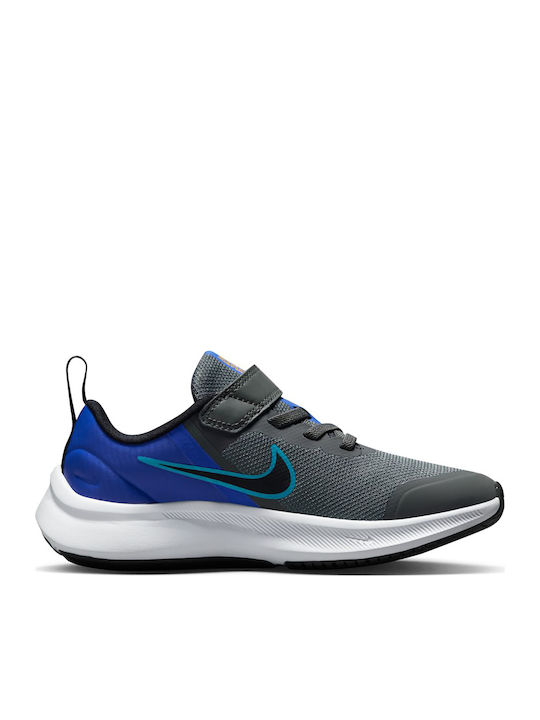 Star Runner Star Runner 3 Kids Sports Shoes Running with Hoop & Loop Closure Iron Grey / Black