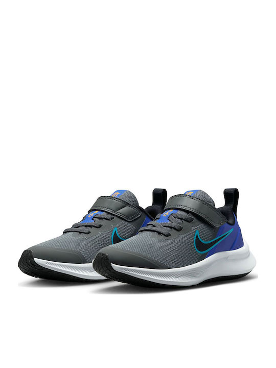 Star Runner Star Runner 3 Kids Sports Shoes Running with Hoop & Loop Closure Iron Grey / Black