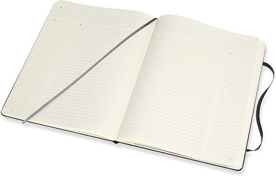 Moleskine PRO Notebook 192 Sheets with Blank Pages and Elastic Black