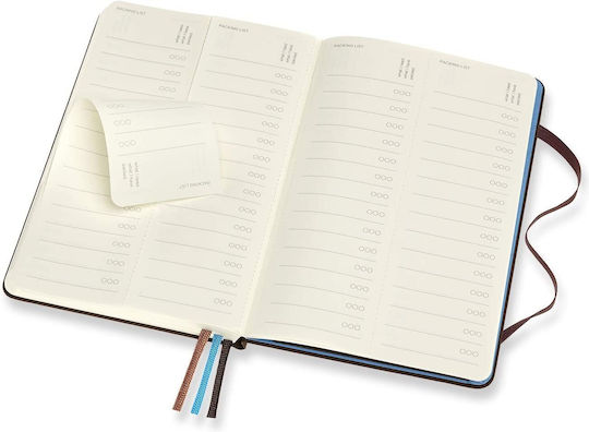 Moleskine Voyageur Traveller's Тетрадка с Ластик Кафяв