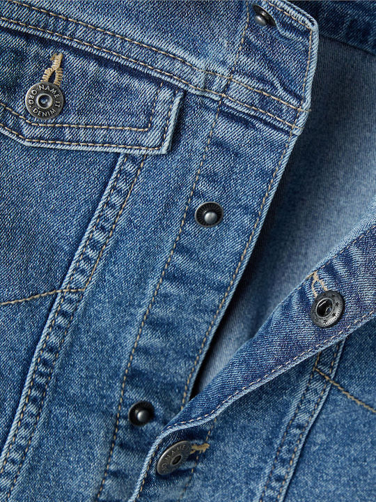 Geci Pentru Copii Denim Scurt Albastru