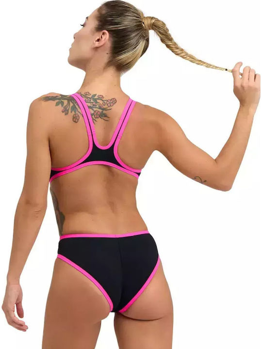 One Biglogo Athletic One-Piece Swimsuit Black