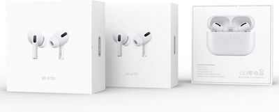 XO ET31 Earbud Bluetooth Handsfree Earphones with Charging Case Whitά