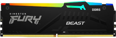 Kingston Fury Beast RGB 32GB DDR5 RAM with 5600 Speed for Desktop