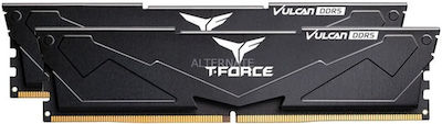 TeamGroup T-Force Vulcan 32GB DDR5 RAM with 2 Modules (2x16GB) and 5600 Speed for Desktop