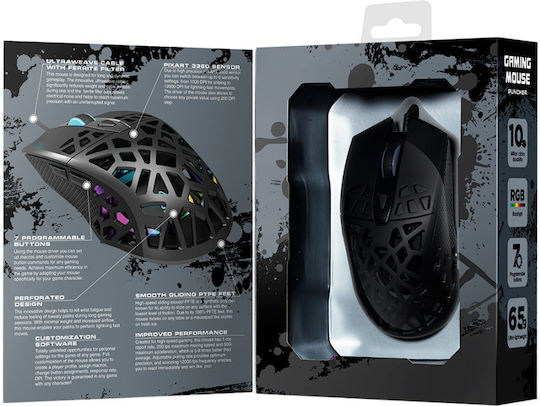 Canyon Puncher GM-20 Gaming Ποντίκι 12000 DPI Μαύρο