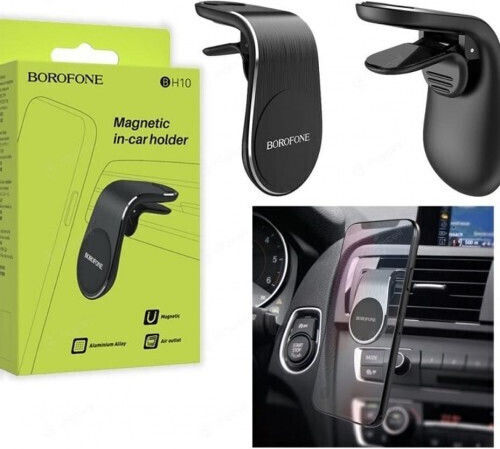 Borofone Car Mobile Mount 3.5" - 6" with Magnet Black
