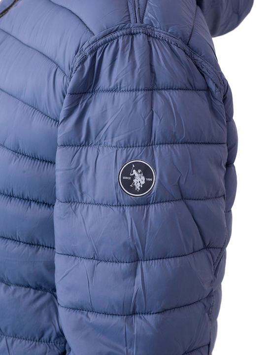 Paul Зимно Мъжко Яке Puffer Двустранно Тъмносин