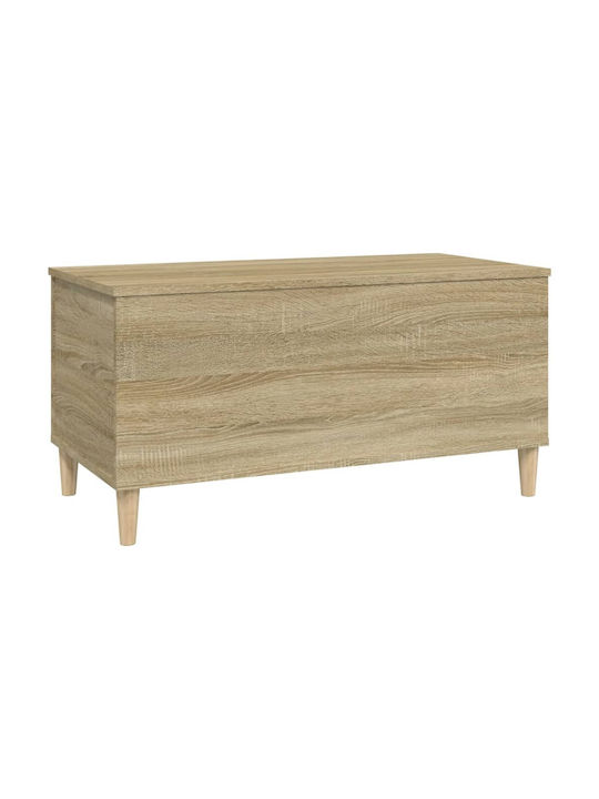 Rectangular Central Wooden Coffee Table with Lifting Mechanism Sonoma M90xW44.5xH45cm