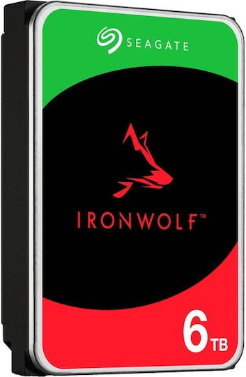 Seagate Ironwolf 6TB HDD Hard Drive 3.5" SATA III 5400rpm with 256MB Cache for NAS ST6000VN006