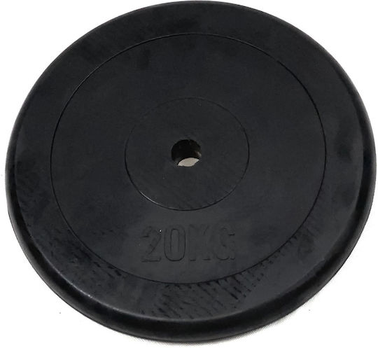 MDS Set Discuri Cauciucate 1 x 20kg Ø28mm