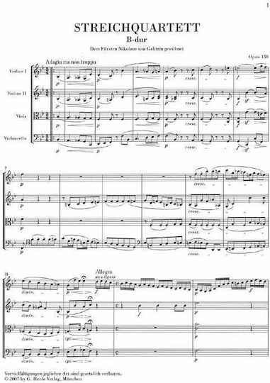 G. Henle Verlag Beethoven - The String Quartets Complete P/S Παρτιτούρα για Έγχορδα / Πιάνο