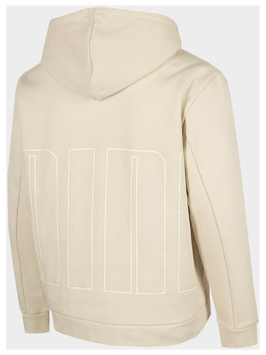 Sweatshirt mit Kapuze Beige