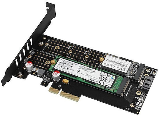 Axagon Κарта PCIe в 2 порта M.2