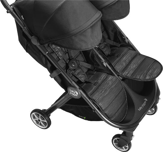 Baby Jogger City Tour 2 Reversible Double Stroller Suitable for Newborn Black 10.5kg
