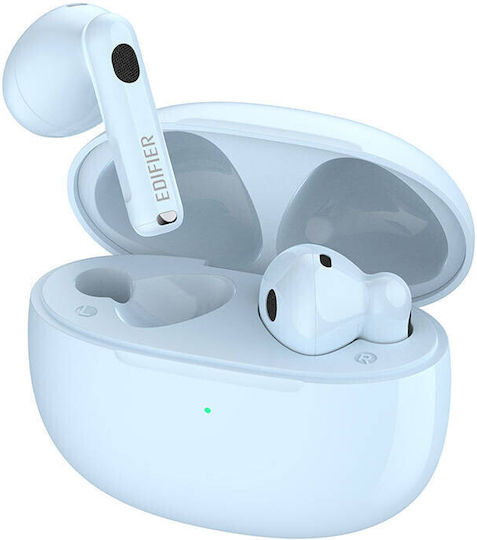 Edifier W220T In-Ear Bluetooth-Freisprecheinrichtung Kopfhörer mit Schweißresistenz und Ladeetui Blau