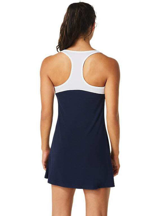 ASICS Mini Rochie Sport Fără mâneci Albastru marin