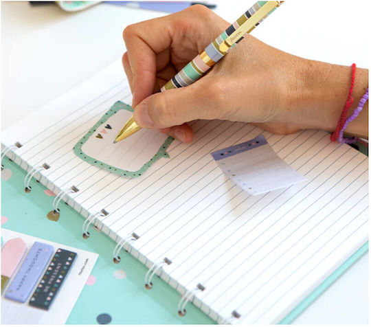 Filofax Αυτοκόλλητα Χαρτάκια Σημειώσεων σε Κύβο Good Vibes
