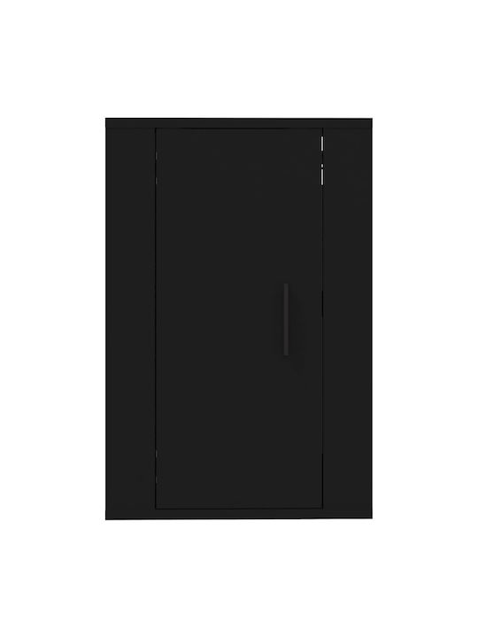 Ντουλάπια Τοίχου Μαύρα (2τμχ) 40x34.5x60εκ.