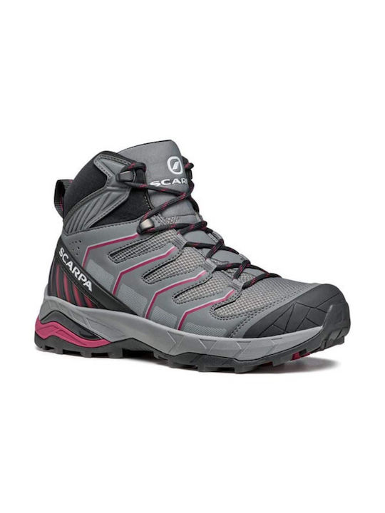 Scarpa Maverick Mid GTX Γυναικεία Ορειβατικά Μποτάκια Αδιάβροχα με Μεμβράνη Gore-Tex Γκρι