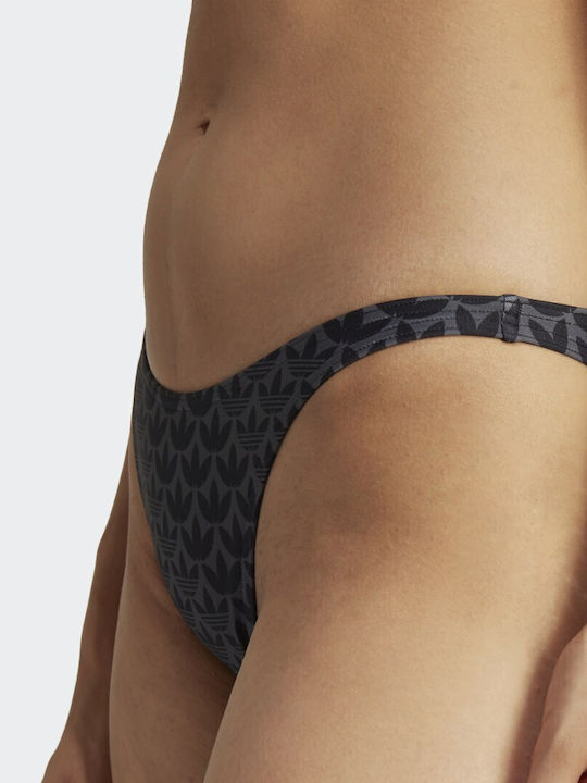 Monogram Bikini Slip Μαύρο