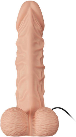 Baile Harness with Dildo 24cm and Vibration in skin color