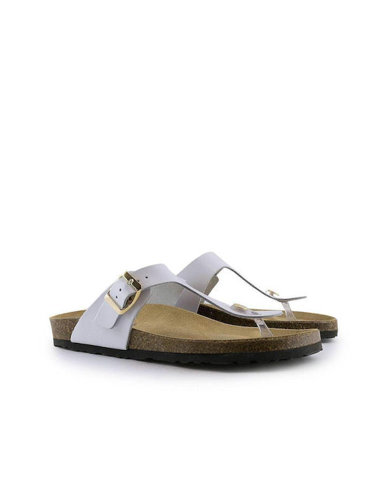 Adam's Shoes Women's Flat Sandals in White Color