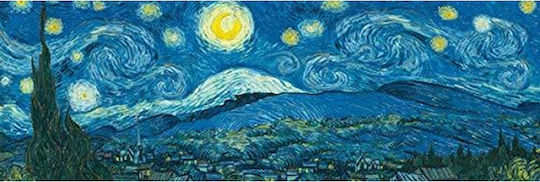 Sternennacht Panorama von Van Gogh Puzzle 2D 1000 Teile