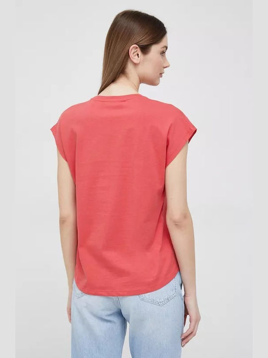 Pepe Jeans Femeie Tricou Roșu