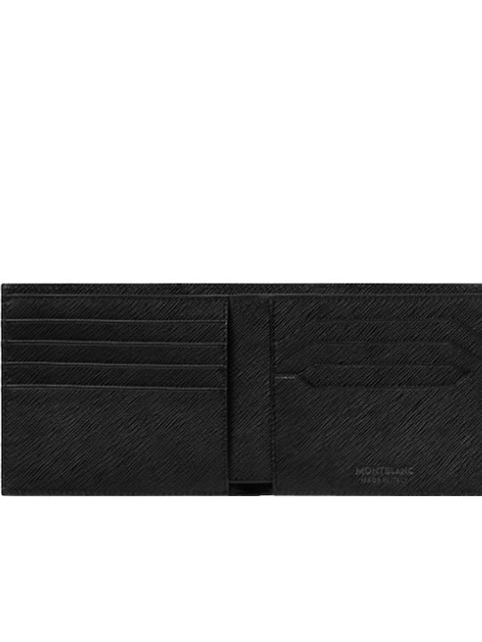 Sartorial Wallet Δερμάτινο Ανδρικό Πορτοφόλι Μαύρο