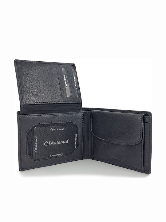 Leather Men's Wallet Classic Black