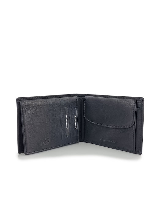 Diplomat Men's Leather Wallet Black