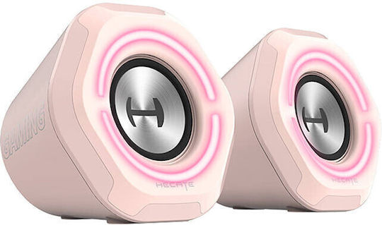 Edifier G1000 2.0 Wireless Speakers with RGB and Bluetooth 10W Pink