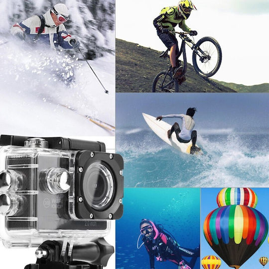 SJ7000 Action Camera Full HD (1080p) Υποβρύχια με Οθόνη 2" και Wi-Fi Λευκή