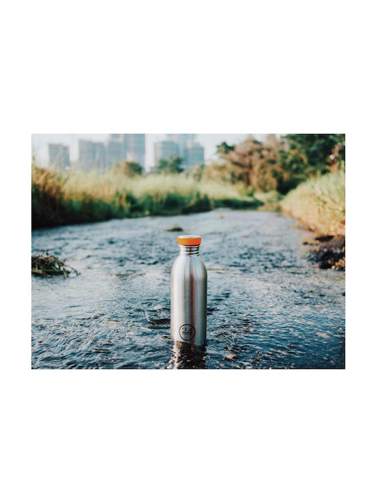 24Bottles Urban Ανοξείδωτο Παγούρι 1000ml Ασημί Steel