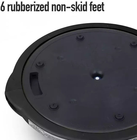 Bosu Sport Balance Trainer Μπάλα Ισορροπίας Μαύρη με Διάμετρο 50cm