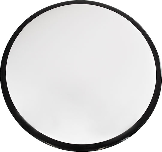 GloboStar Tuffin Deckenleuchte Montieren Badezimmer 48cm Schwarz mit Integrierter LED