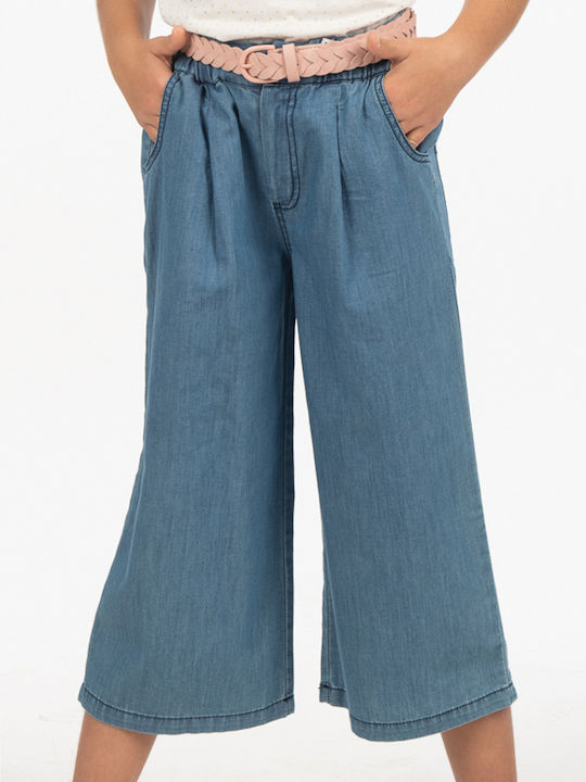 Kinder Schlaghose Jeans Blau