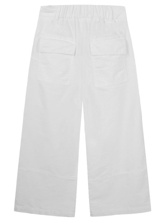 Energiers Kids' Fabric Palazzo Pants White