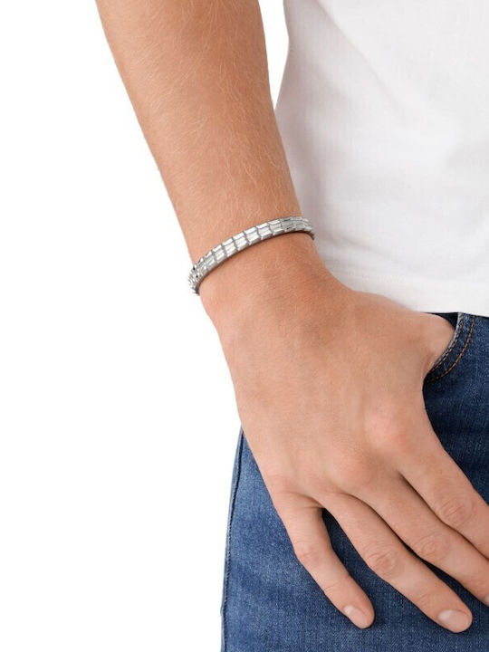 Diesel Stackables Herren Armband Hand Schellen aus Stahl