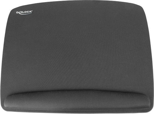 DeLock 12601 Mauspad Groß (420mm) mit Handgelenkstütze Schwarz