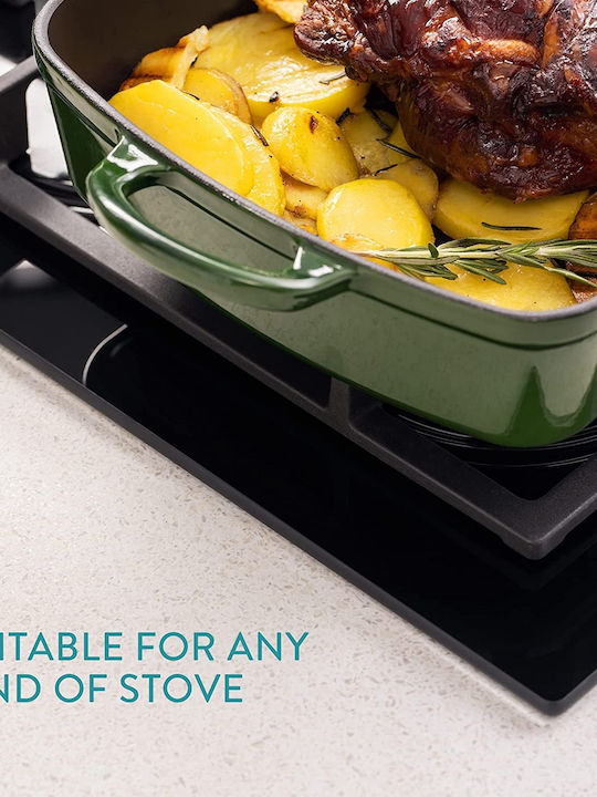 Navaris Casserole Ταψί Ορθογώνιο από Μαντέμι Dark Green 25.7x33.2cm