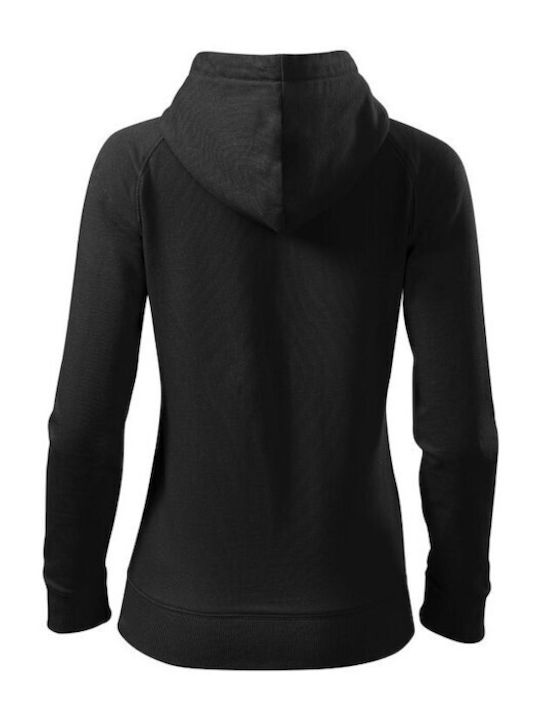 Malfini Women's Hooded Cardigan Black