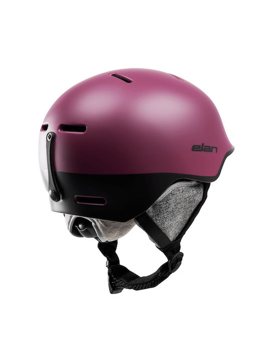Elan Impulse Ανδρικό Κράνος για Σκι & Snowboard σε Μωβ Χρώμα