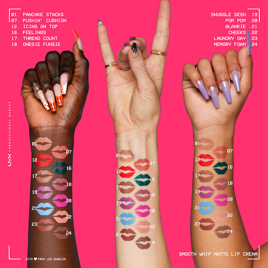 NYX Professional Makeup Smooth Whip Matte Lip Cream Liquid Lipstick Matte Laundry Day 4ml