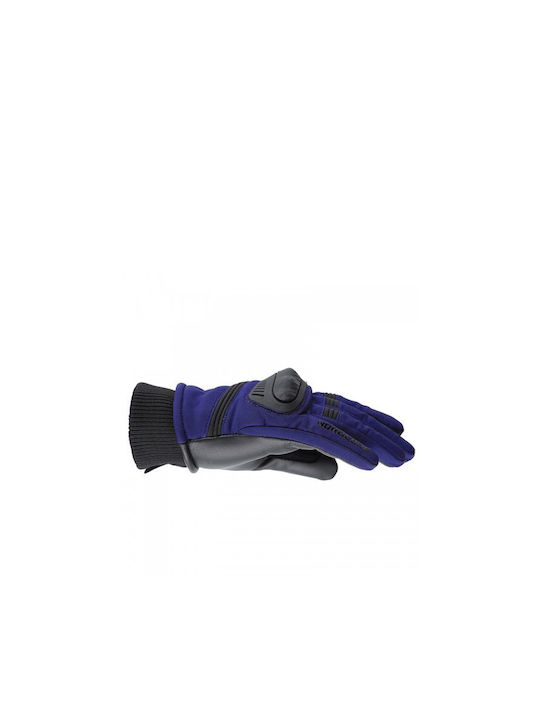 Nordcode Smart Winter Men's Motorcycle Gloves Waterproof Blue