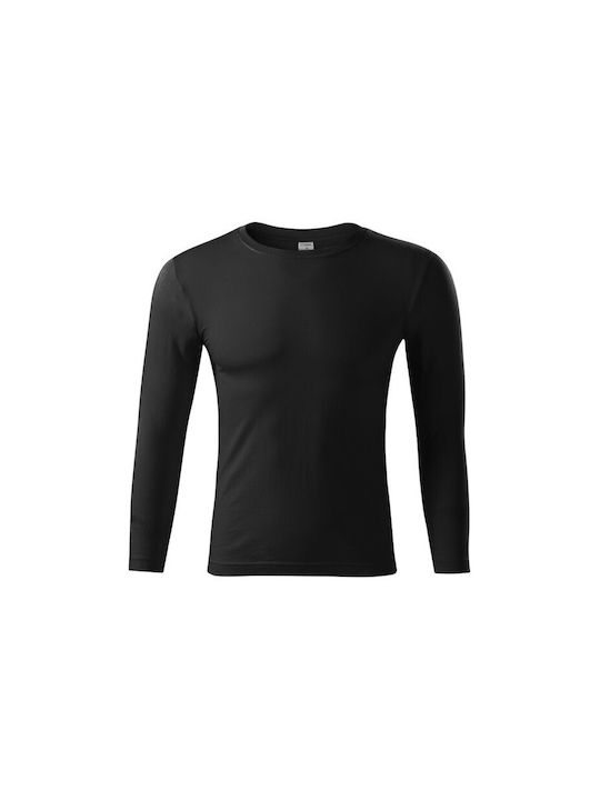 Malfini Men's Long Sleeve Blouse Black