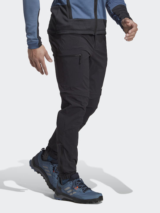 adidas Terrex Utilitas Ανδρικό Μακρύ Παντελόνι Πεζοπορίας Μαύρο